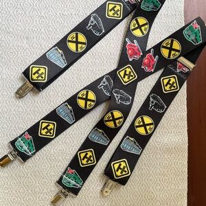 Kids Train Suspenders